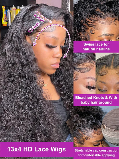 Curly 360° Full Lace Human Hair Wig