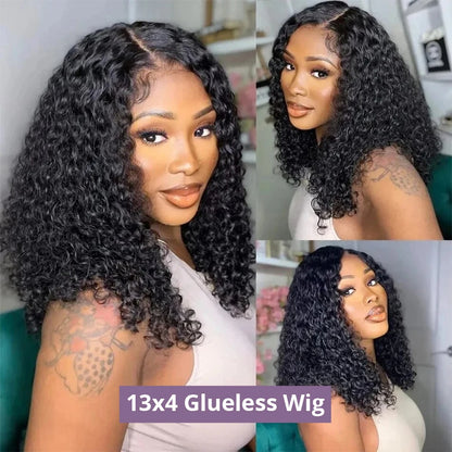 Water Wave Bob HD Glueless Lace Front Wig